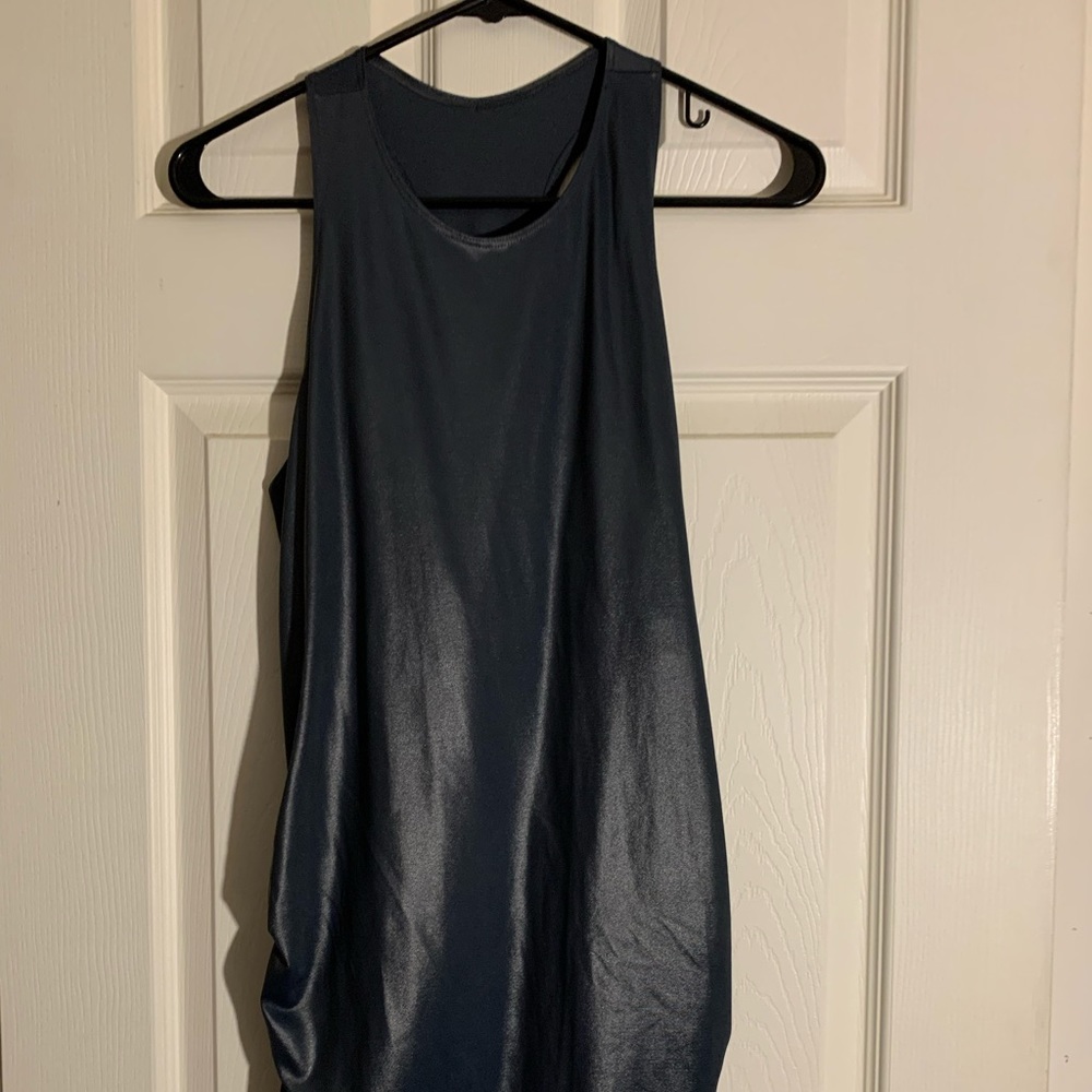 Peach brand Stella Tank. Faux leather look.
Never worn. Steel gray